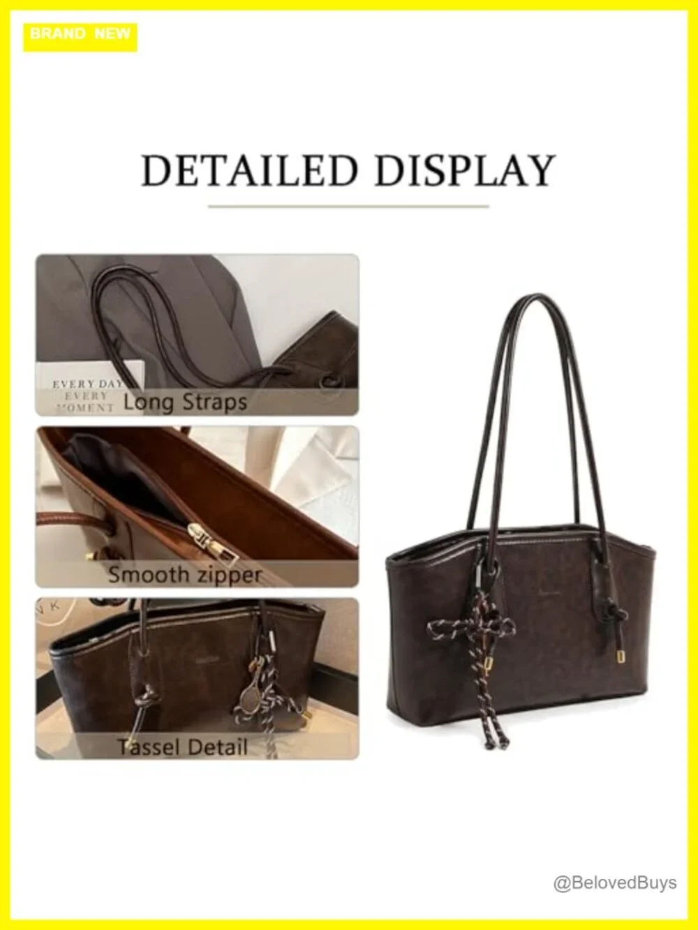 Women's PU Leather Hobo Shoulder Bag